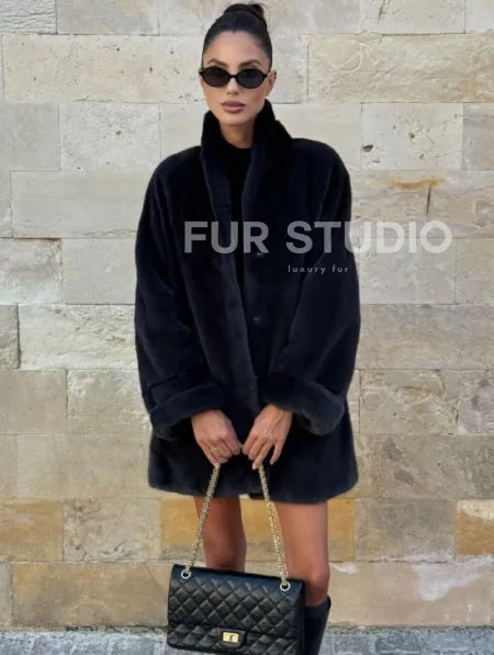 Шуба (жакет) из меха норки KOPENGAGEN FUR - фото 6