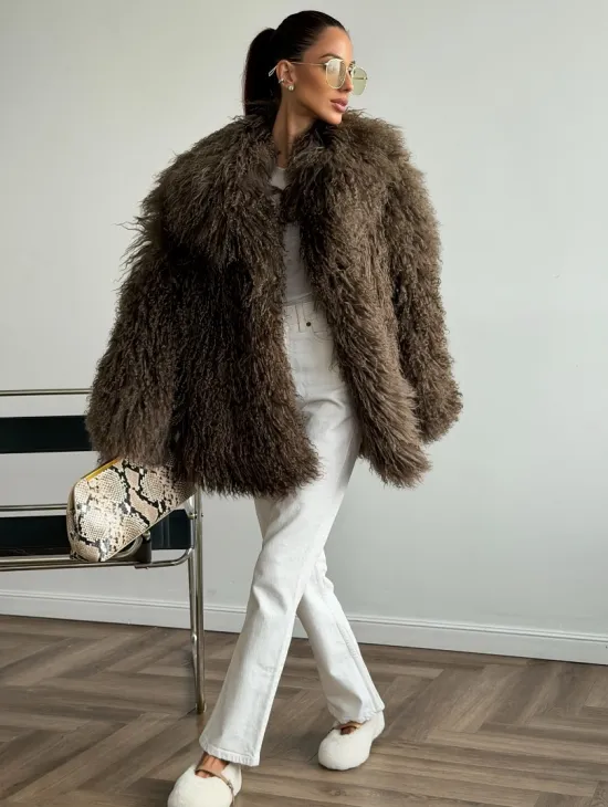 Шуба из лама - фото 5