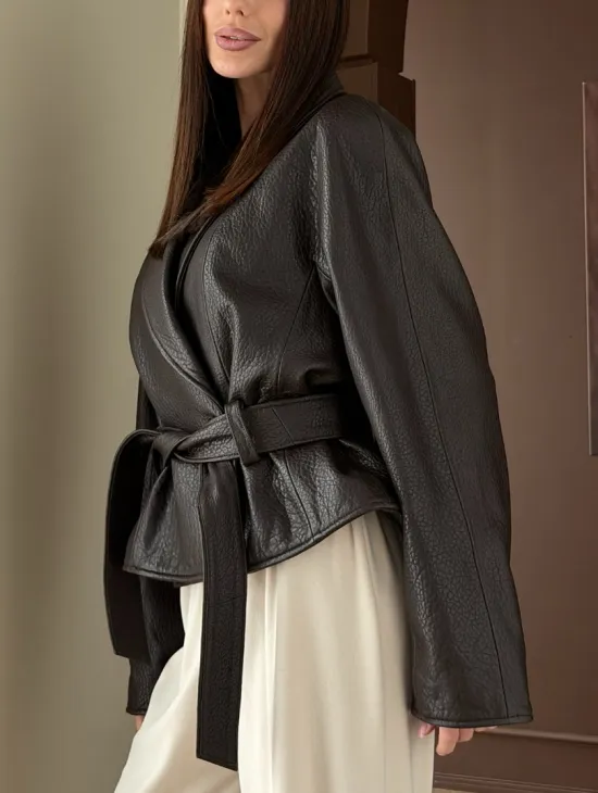 Куртка из натуральной кожи PREMIUM COLLECTION - фото 4